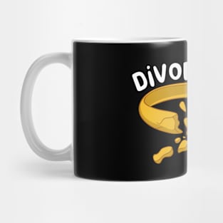 Divorced AF Divorce Announcement Mug